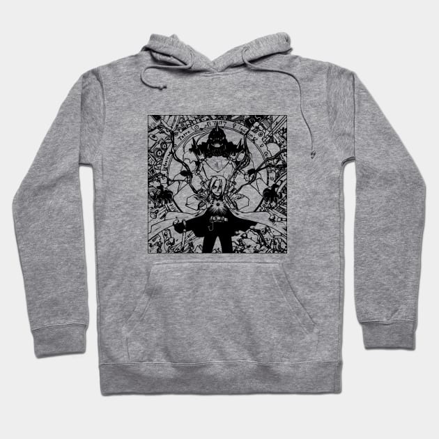 Fullmetal Alchemist Anime Manga 3 Hoodie by MaxGraphic